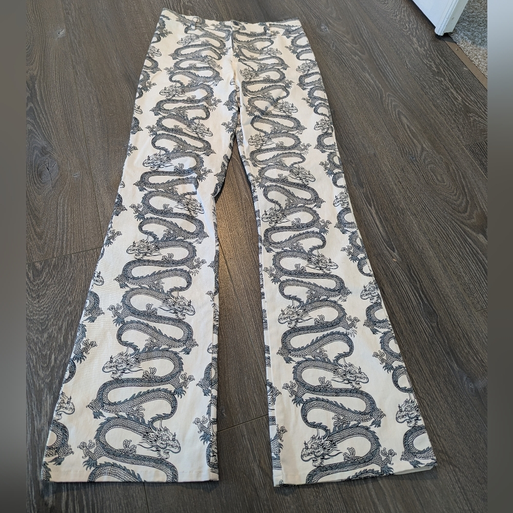 Motel Denim Pants & Pretty Little Thing Top